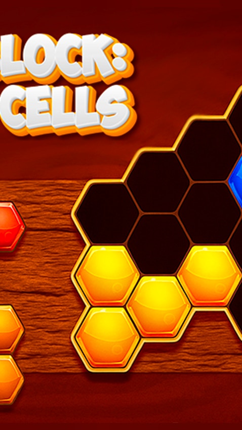 Hexa Block Honey Cells