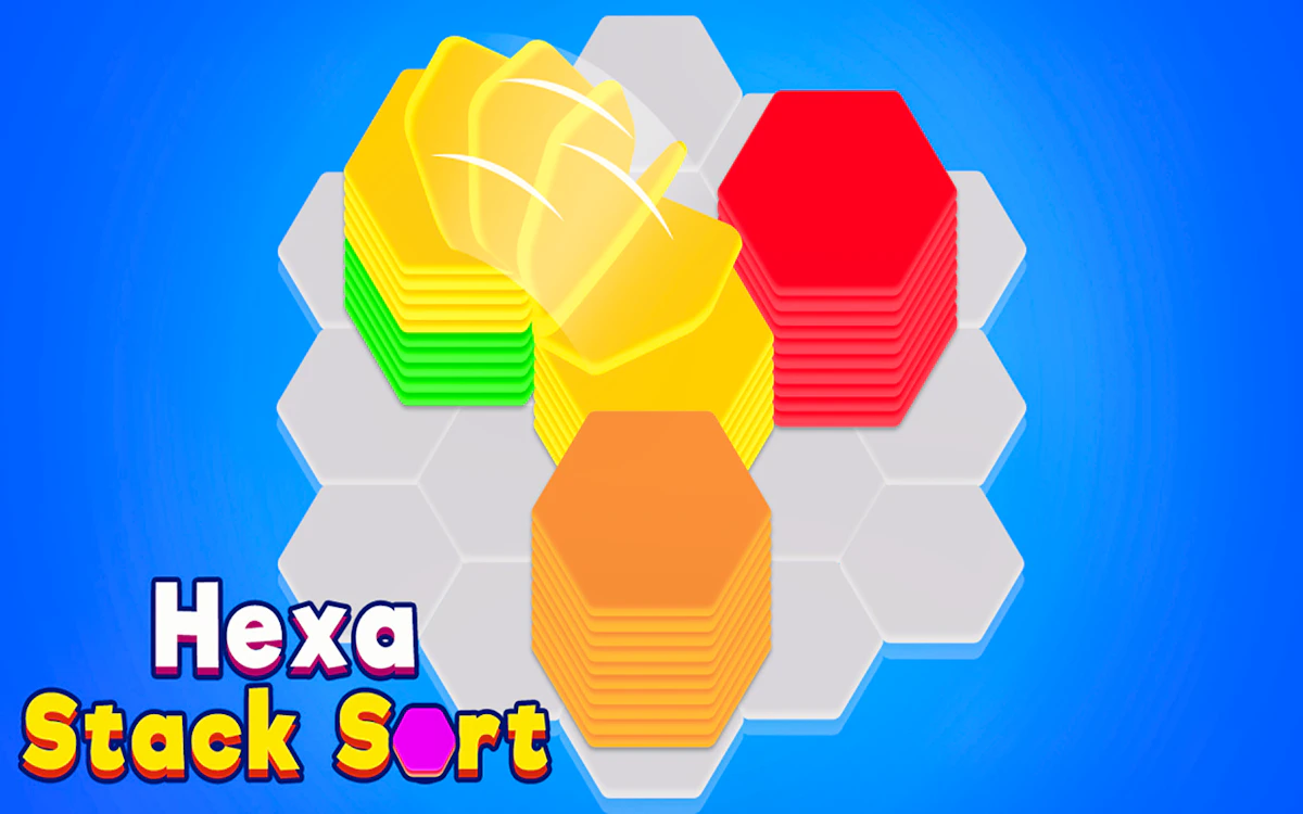 Play Hexa Stack Sort — free online Puzzle game