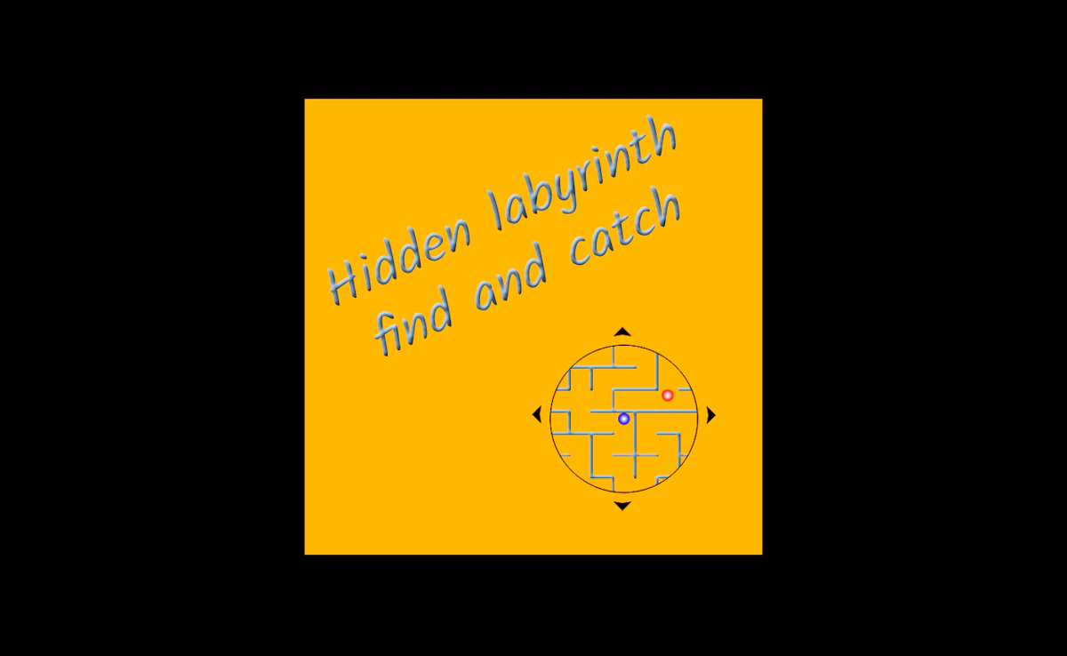 Play Hidden labyrinth - find and catch — free online Puzzle game