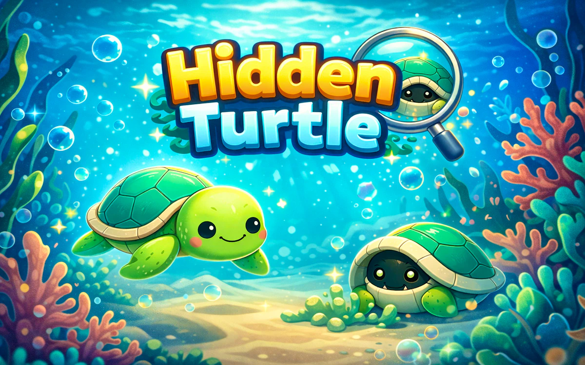 Play Hidden Turtle — free online Animal game