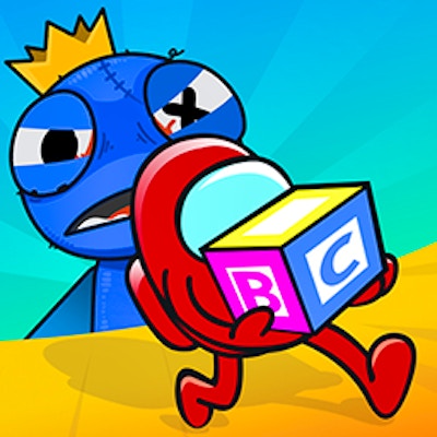 Hide And Seek Blue Monster By Gamepix