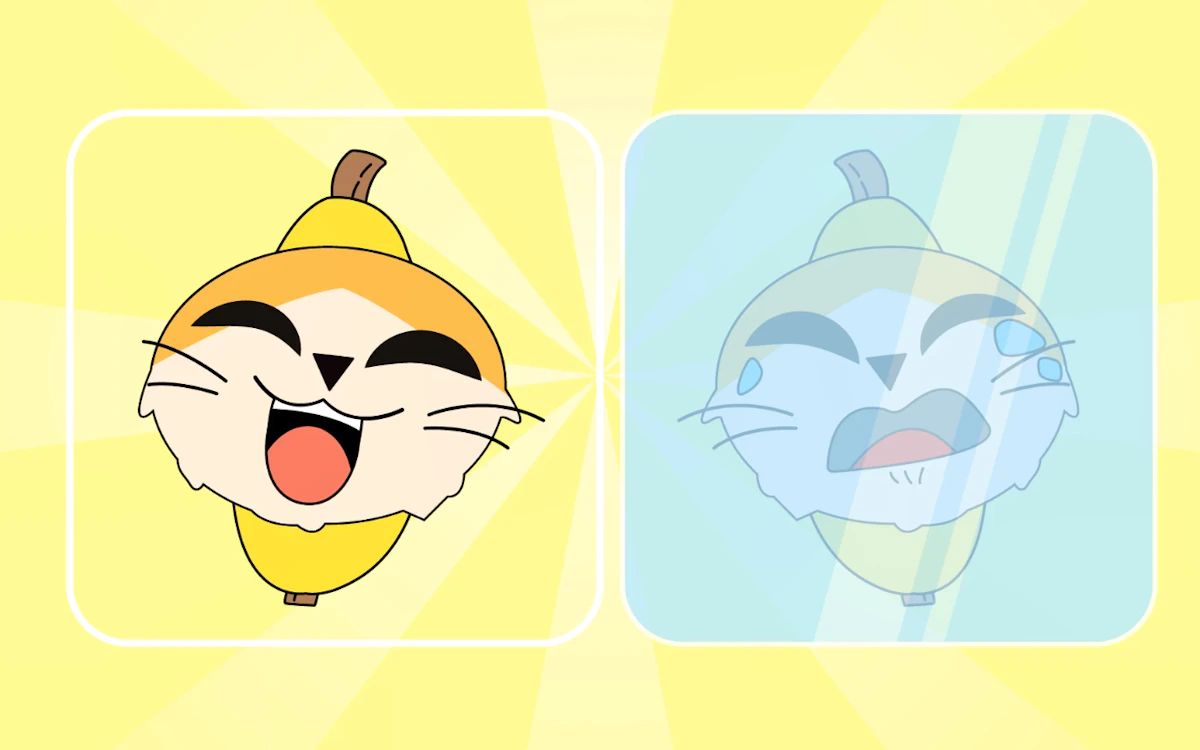 Play Hiding Banana Cat — free online Animal game