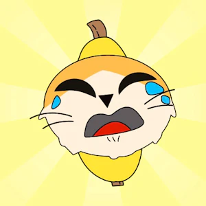 Hiding Banana Cat Thumbnail