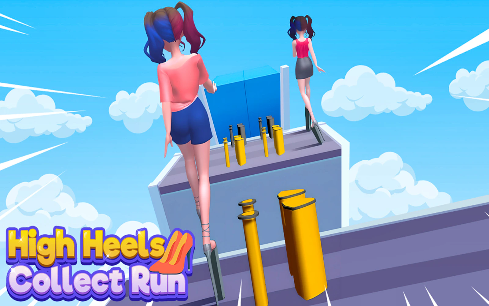 High Heels Collect Run — free online arcade game on Glaze Games