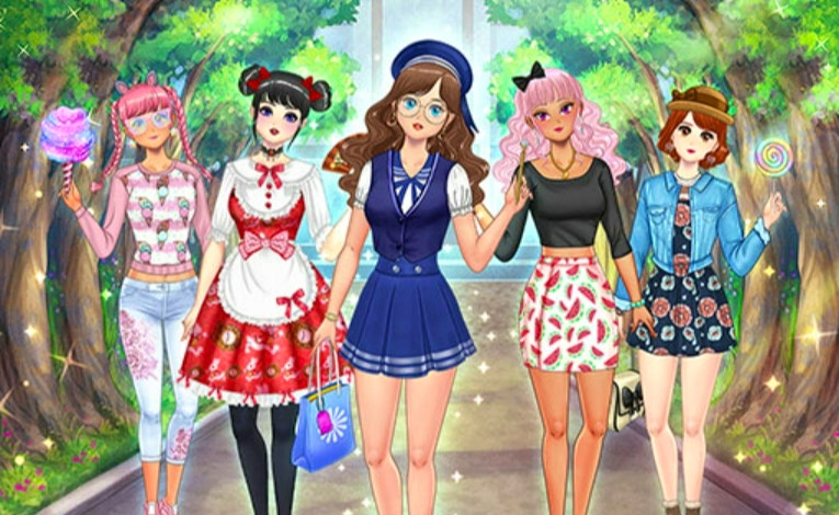 Anime Girl Dress Up Party