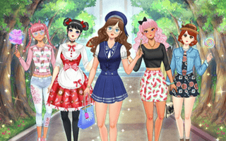 High School Anime Dress Up game cover