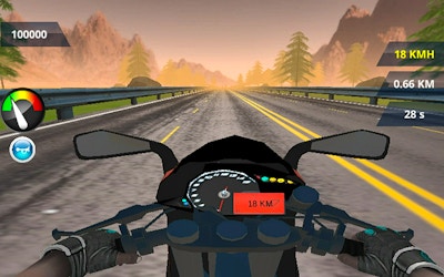 Highway Motorcycle 🕹️ Play Now on GamePix