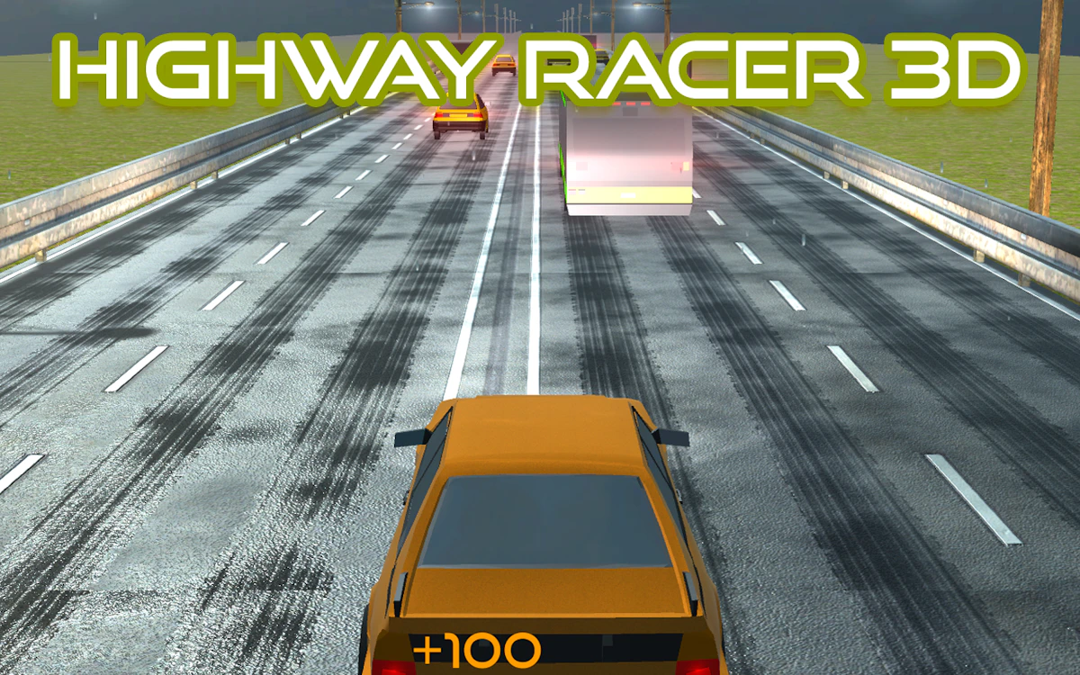 Play Highway Racer 3D — free online Racing game