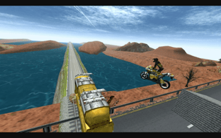 Highway Traffic Bike Stunts game cover