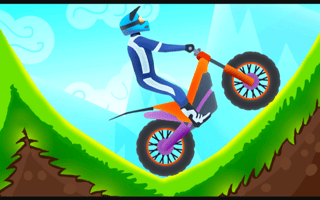 Hill Climb On Moto Bike game cover
