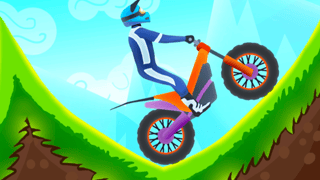 Hill Climb On Moto Bike game cover