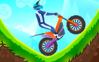 Hill Climb On Moto Bike game cover