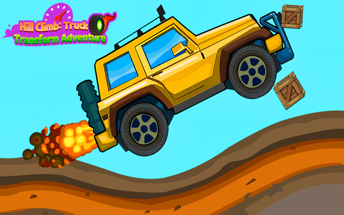 Play Hill Climb Truck Transform Adventure — free online Car game