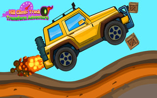 Hill Climb Truck Transform Adventure game cover