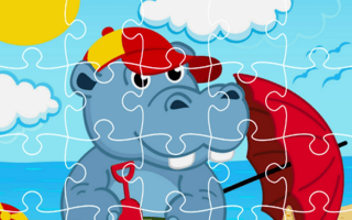 Hippo Jigsaw game cover