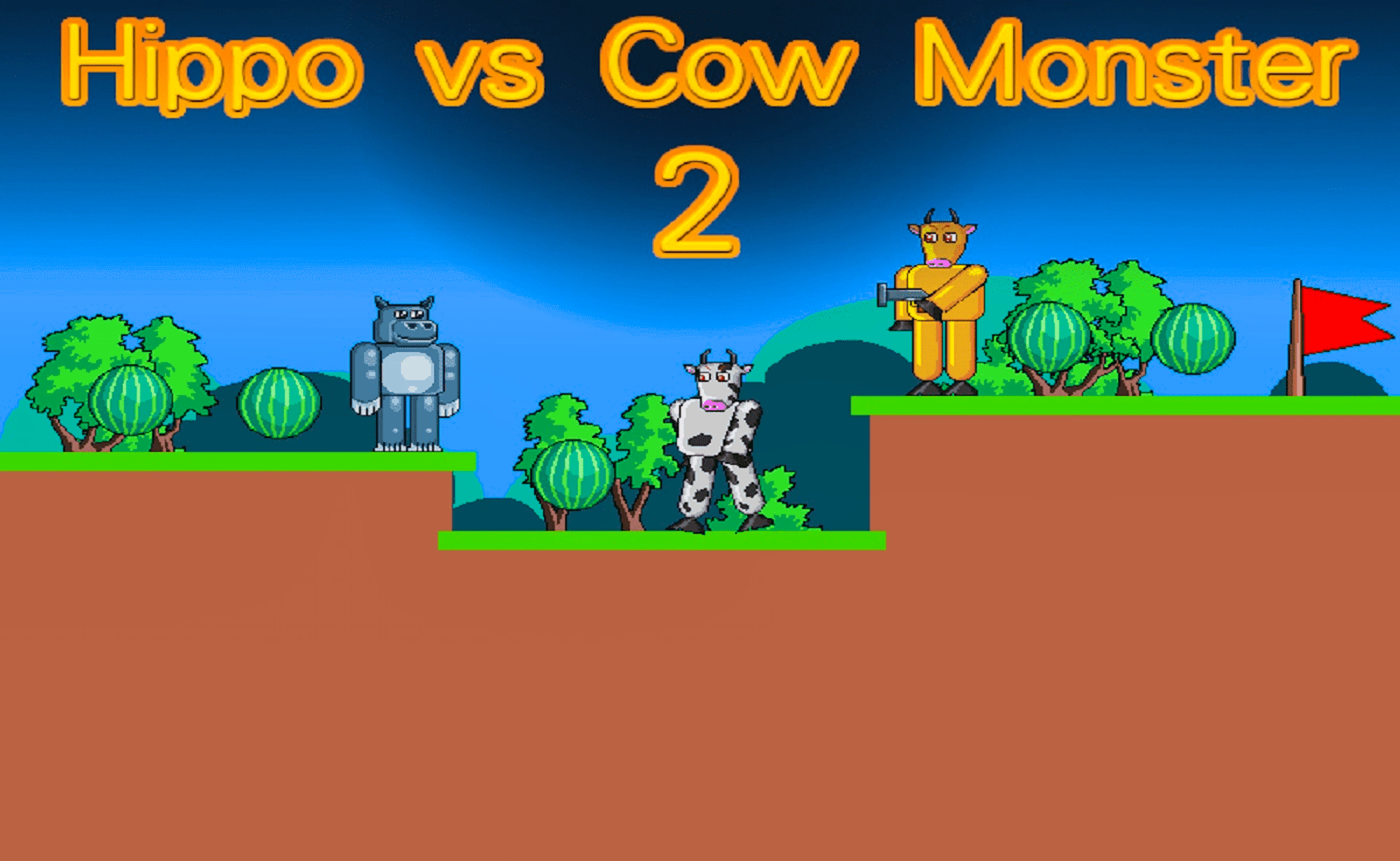 Hippo vs Cow Monster 2