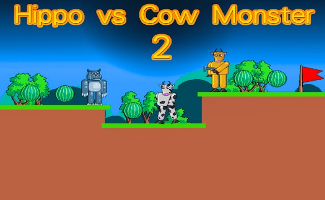 Hippo Vs Cow Monster 2