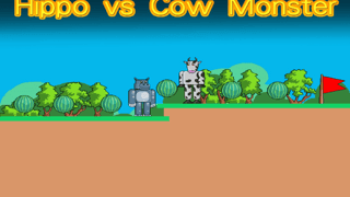 Hippo Vs Cow Monster game cover