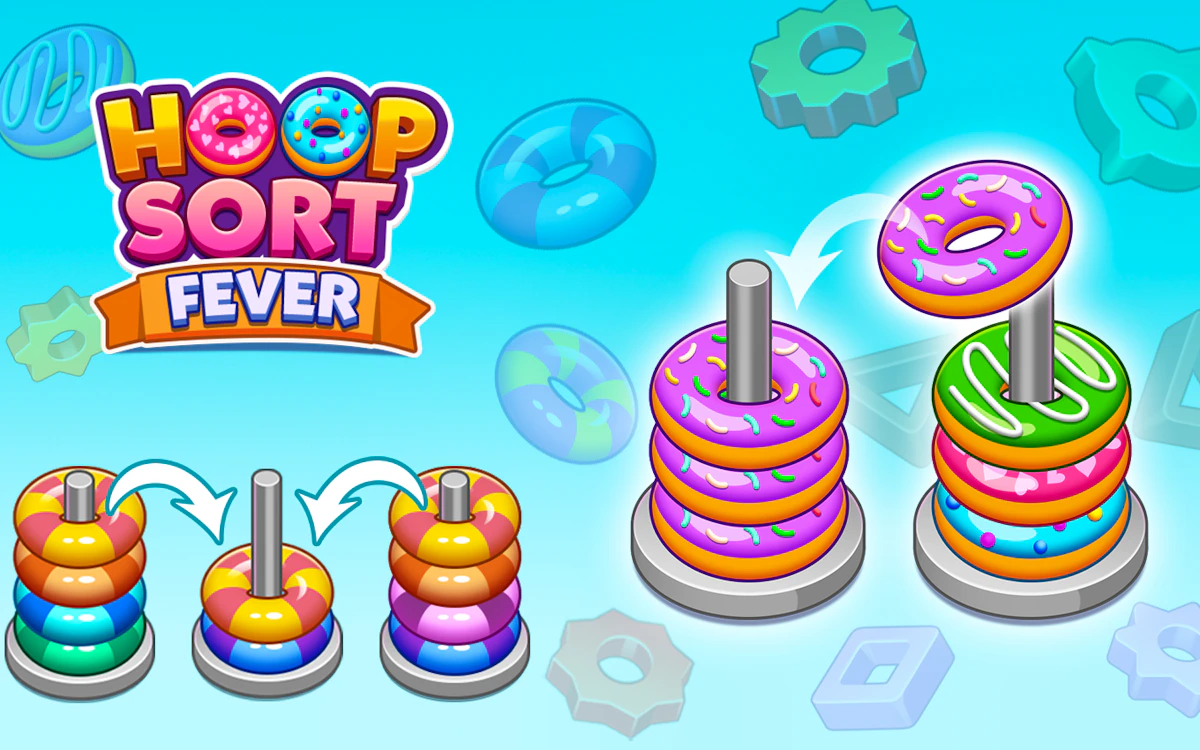 Play Hoop Sort Fever — free online Puzzle game