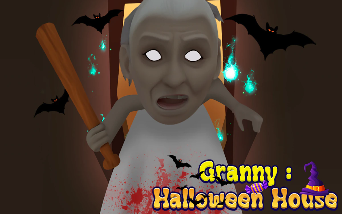 Play Granny Halloween House — free online Granny game