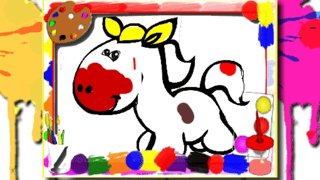 Horse Coloring Book Game game cover
