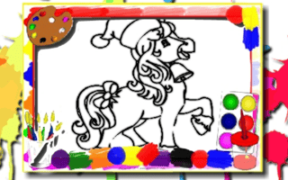 Horse Coloring Book game cover
