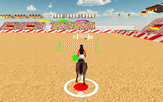 Horse Jumping Show 3d game cover