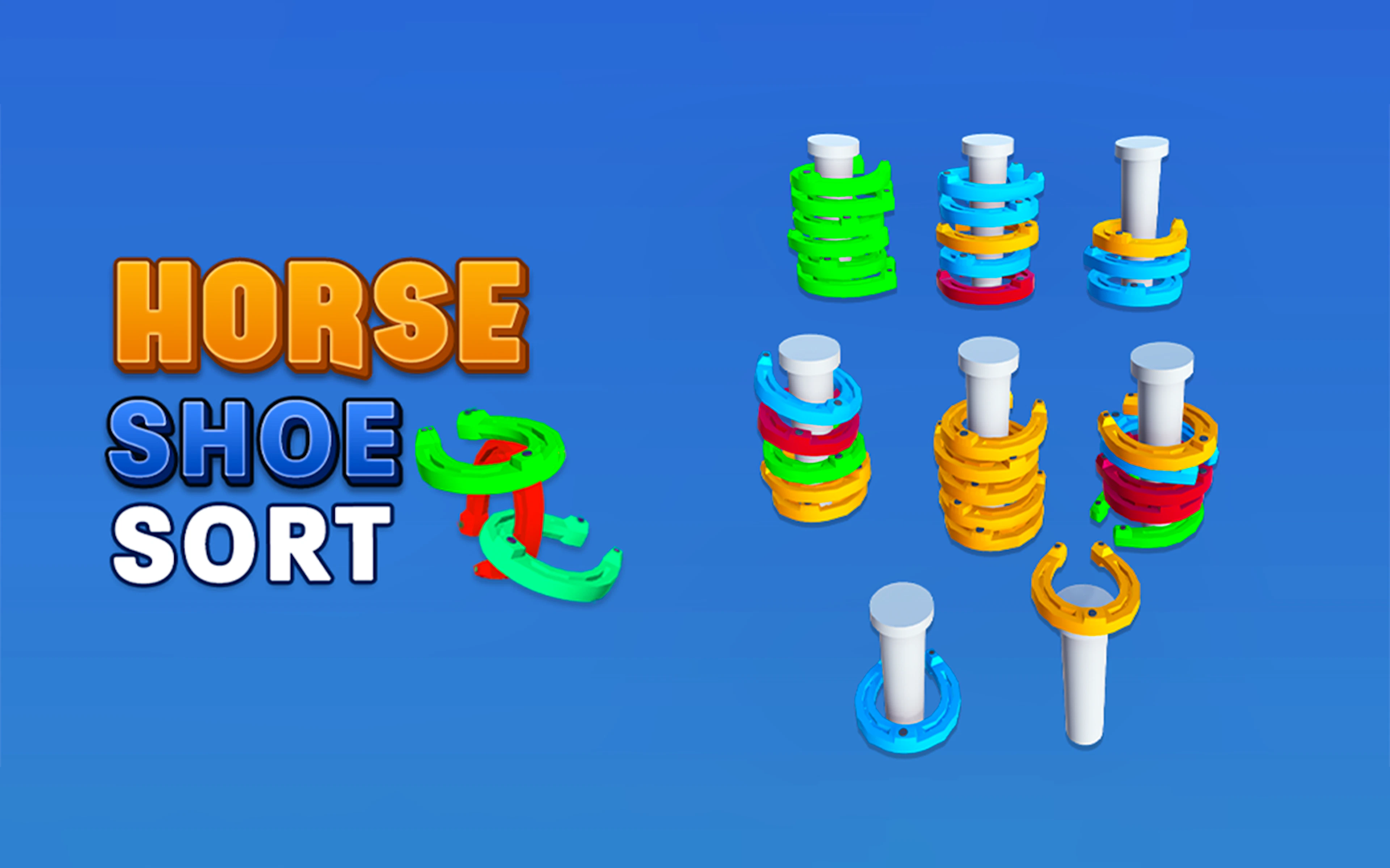 Horseshoe Sort Puzzle Games