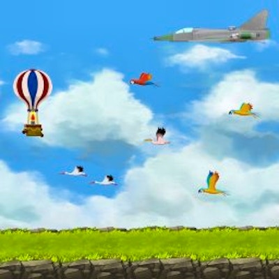 Hot Air Balloon Game 2 By Gamepix