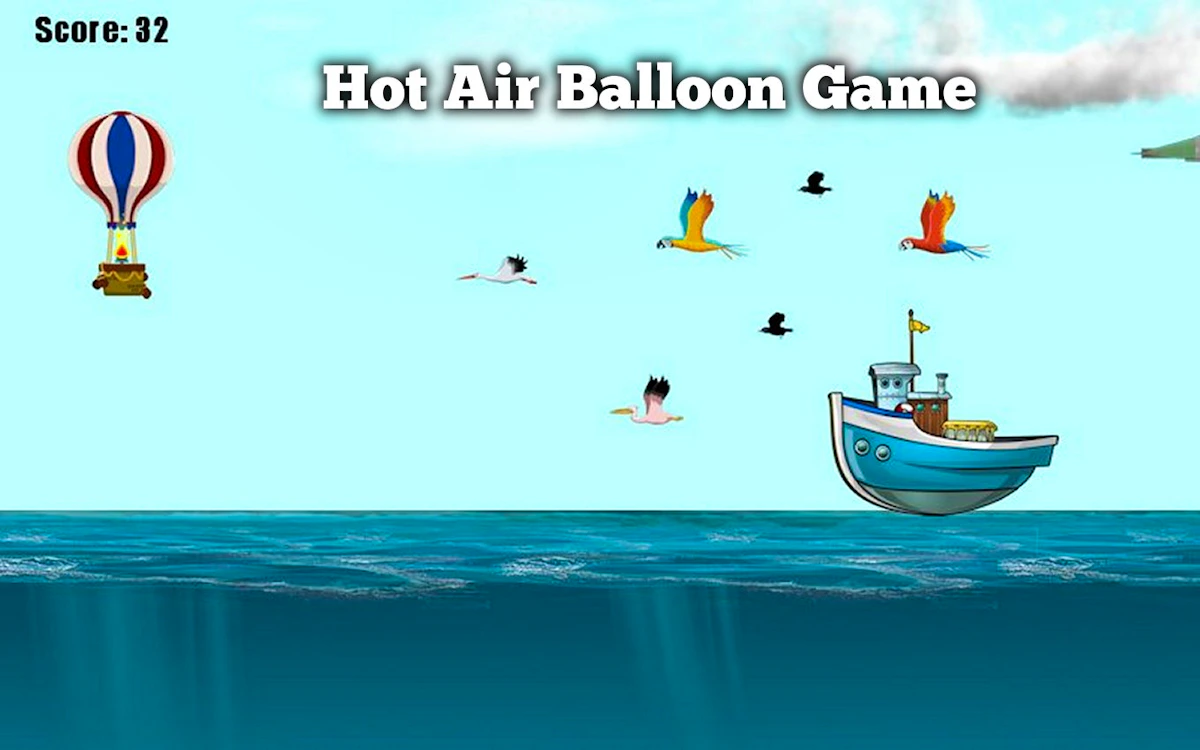 Play Hot Air Balloon Game — free online Tap game