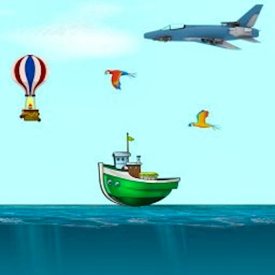 Hot Air Balloon Game By Gamepix