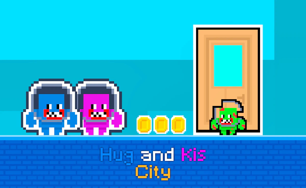 Play Hug and Kis City — free online Two Player game