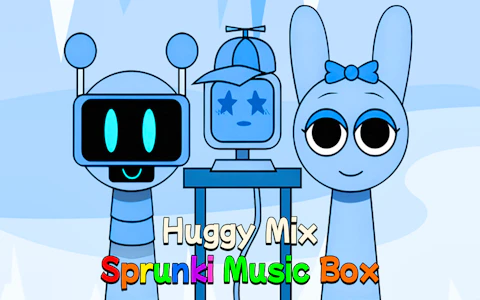 Huggy Mix Sprunki Music Box game artwork