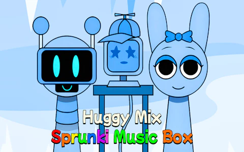 Huggy Mix Sprunki Music Box game thumbnail