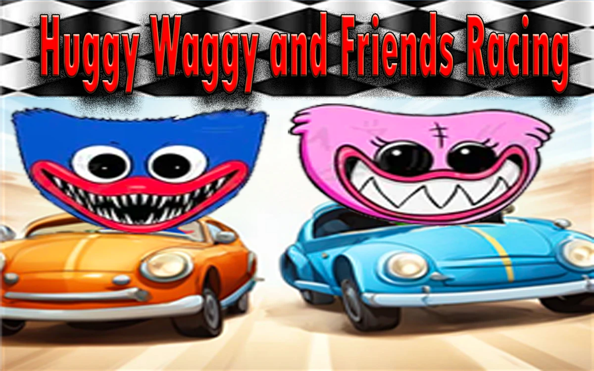 Play Huggy Waggy and Friends Racing — free online Racing game