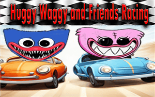 Huggy Waggy and Friends Racing Online racing Games on taptohit.com