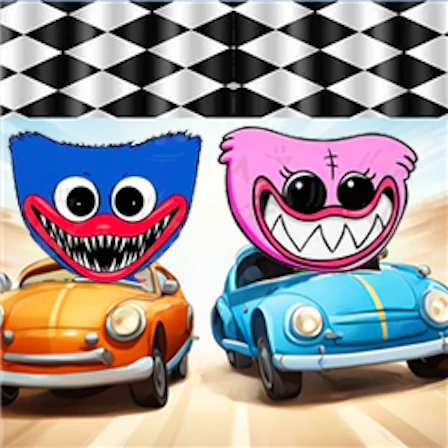 Huggy Waggy and Friends Racing game thumbnail