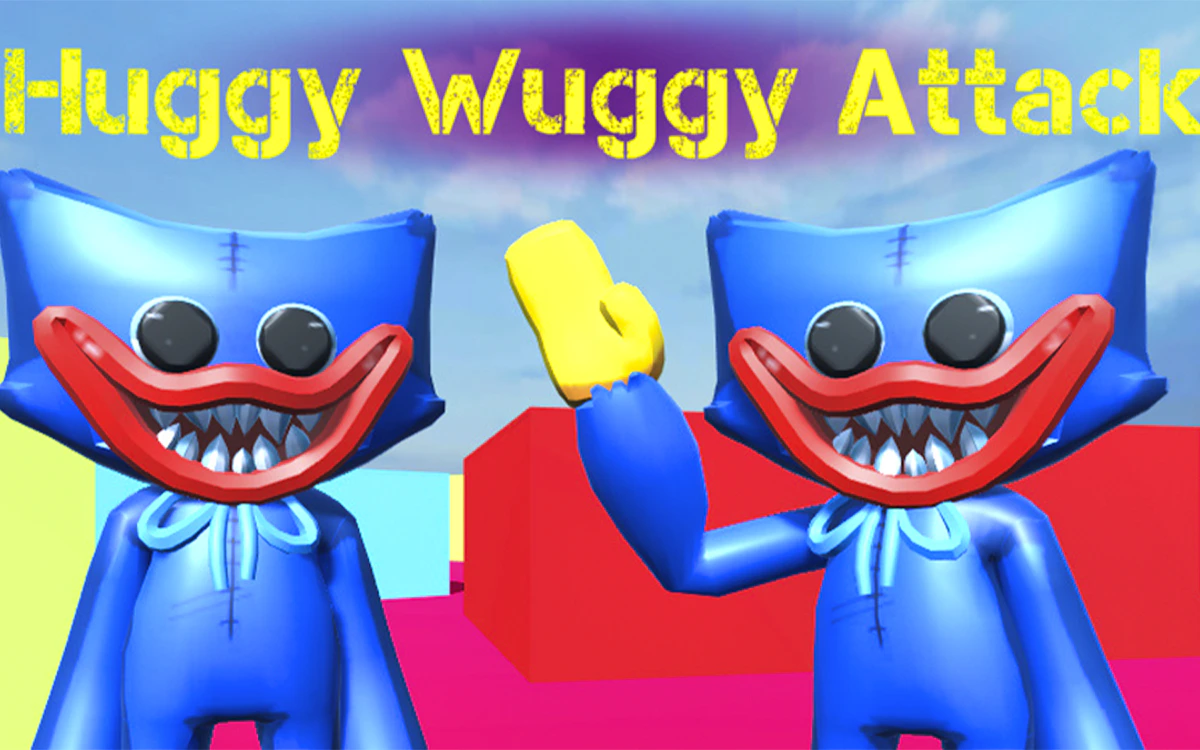 Play Huggy Wuggy Attack — free online First Person Shooter game