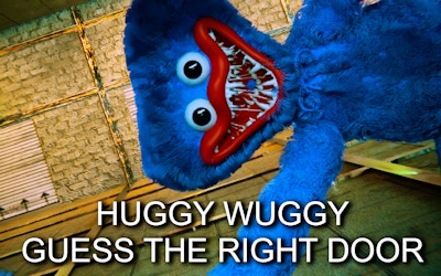 Huggy Wuggy - Guess the right door game