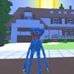 Huggy Wuggy in Minecraft banner