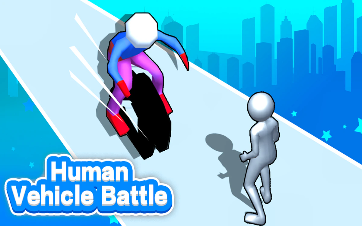 Play Human Vehicle Battle — free online Casual game