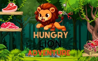 Hungry Lion Adventure game cover