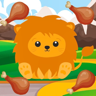 Hungry Lion By Gamepix