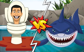 Hungry Shark Vs Skibidi game cover