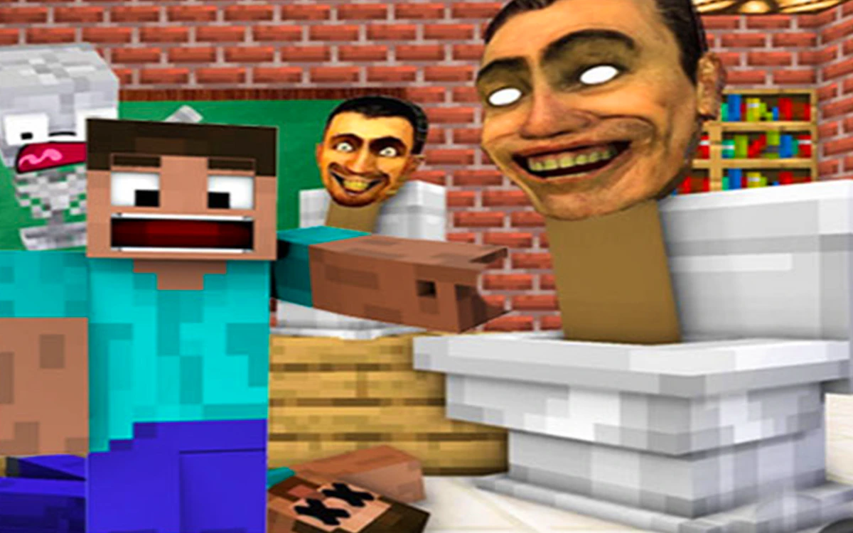 Play Skibidi Toilet Minecraft 2023 — free online Action game
