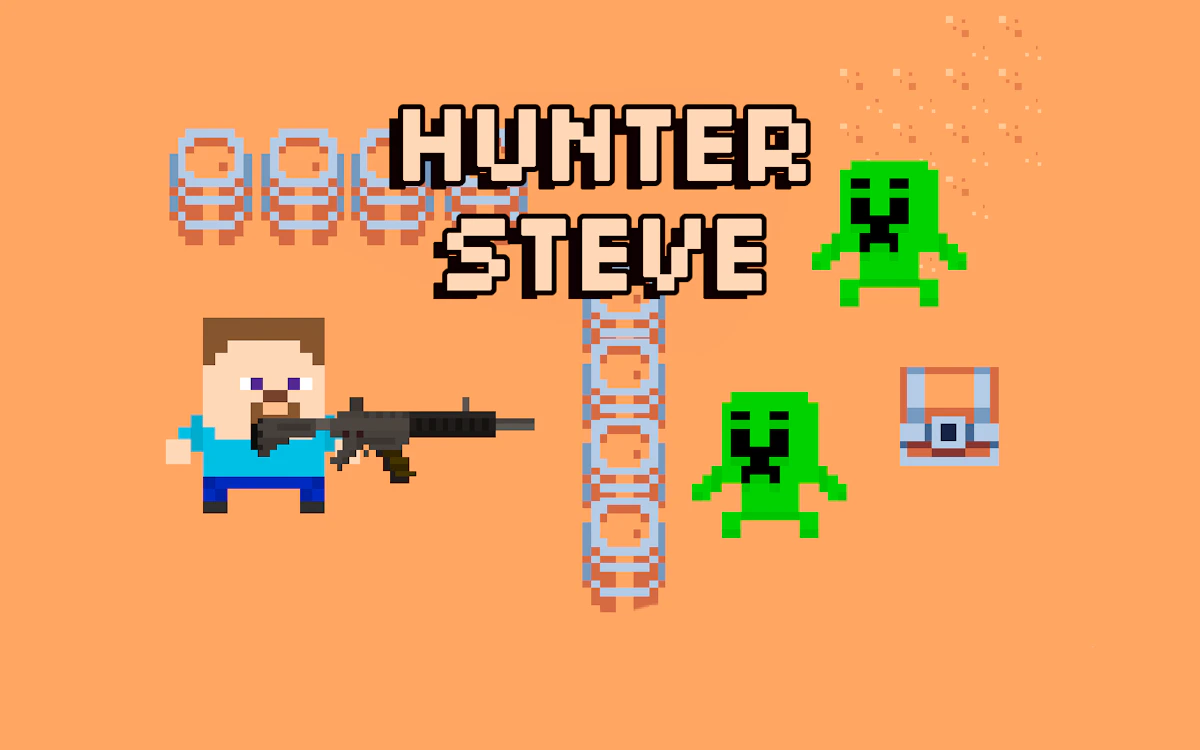 Play Hunter Steve — free online Zombie game