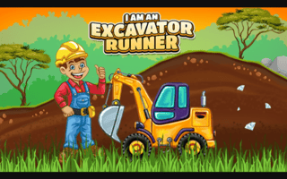 I Am An Excavator Runner game cover