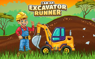 I Am An Excavator Runner game cover