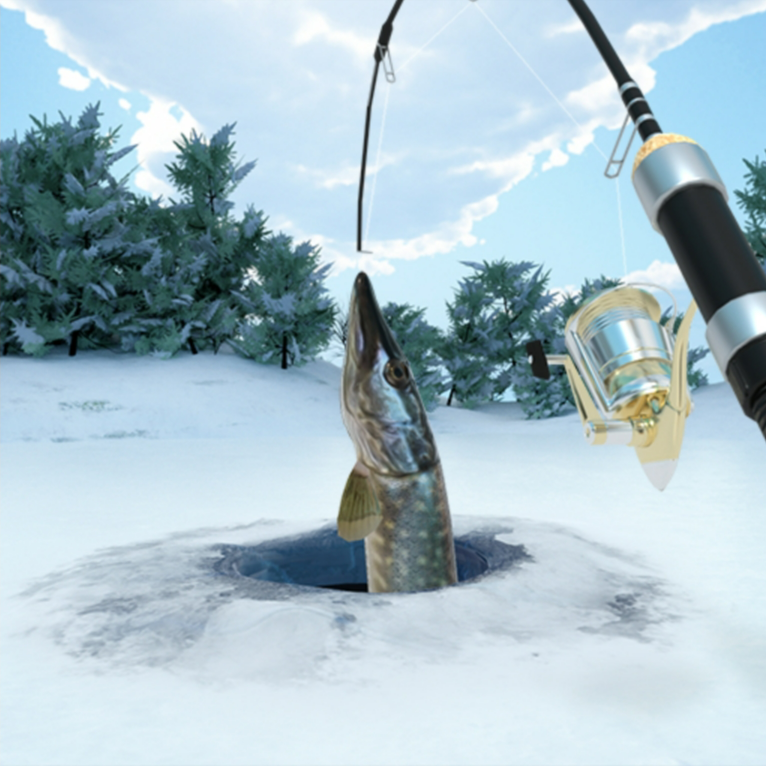 Ice Fishing 🕹️ Play Now on GamePix