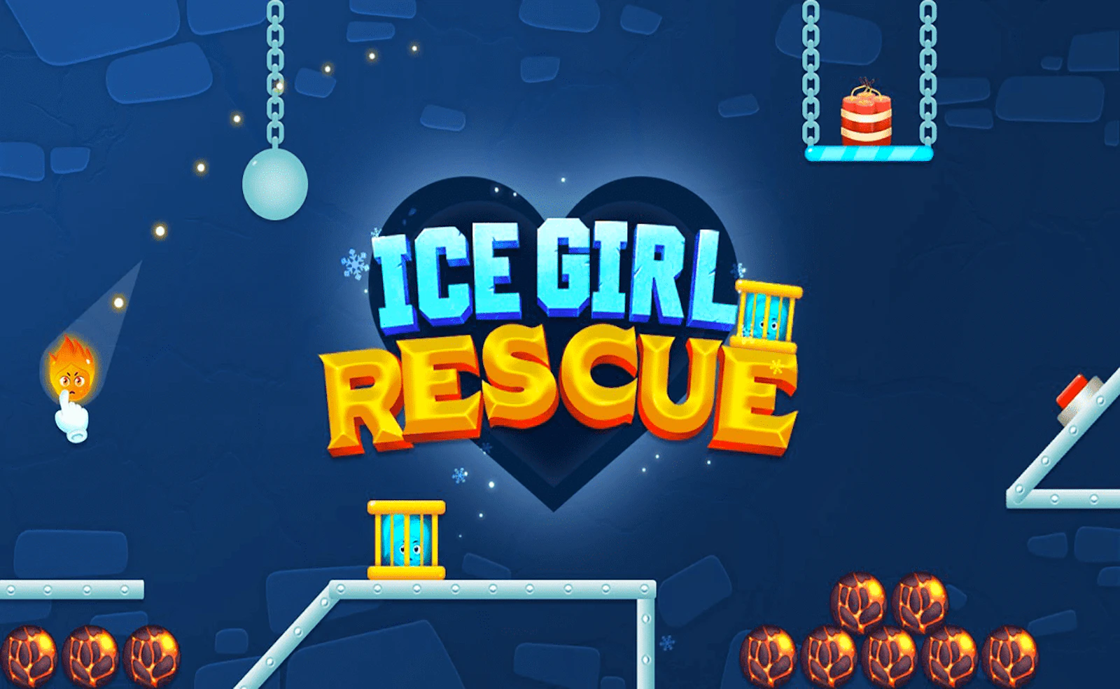Ice Girl Rescue — free online adventure game on Glaze Games